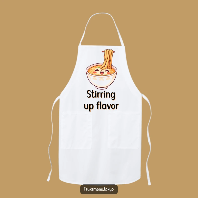 Funny Ramen Apron - Chef's Delight Kitchen Wear, Hilarious Cooking Accessory and Perfect Funny Gift!
