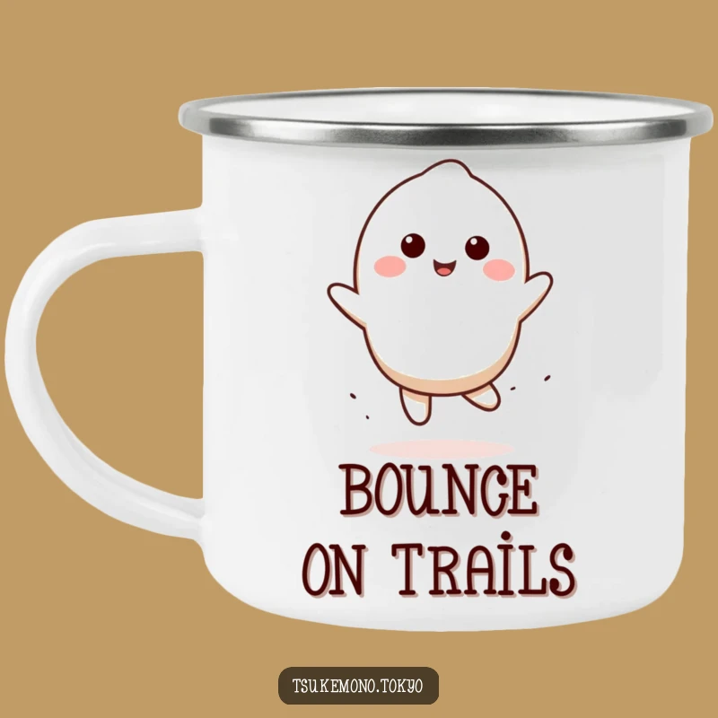 Funny Mochi Bounce Camping Mug - Sweet Outdoor Drinkware, Durable and Hilarious Funny Gift!