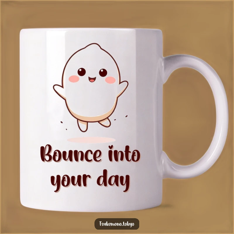 Funny Mochi Bounce Mug - Happy Character Delight, Perfect Cheerful Funny Gift for Sweet Lovers!