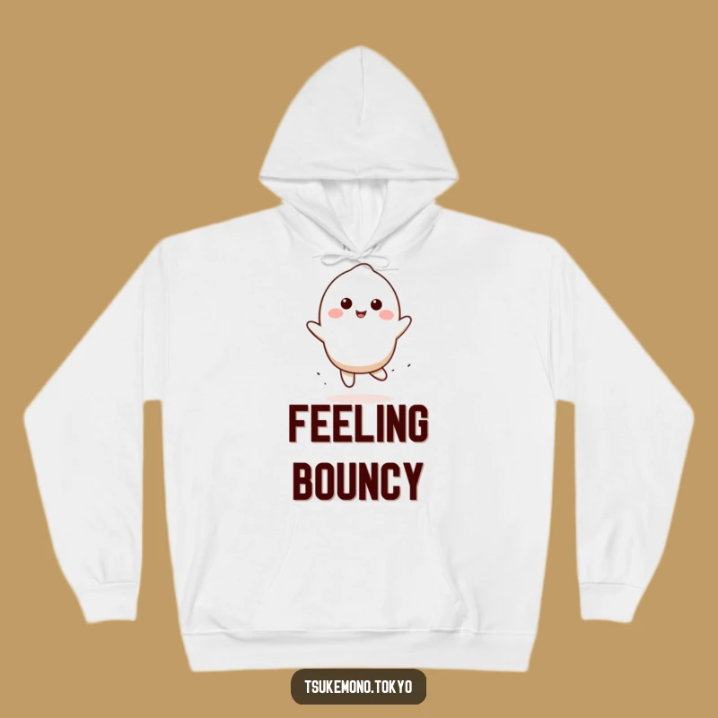 Cozy Funny Mochi Bounce Hoodie - Warm Character Sweatshirt, Comforting and Hilarious Funny Gift!
