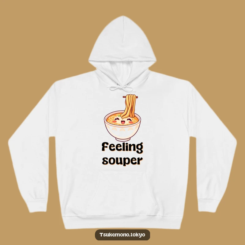 Cozy Funny Ramen Hoodie - Joyful Noodles Sweatshirt, Warm and Hilarious Gift for Ramen Fans!