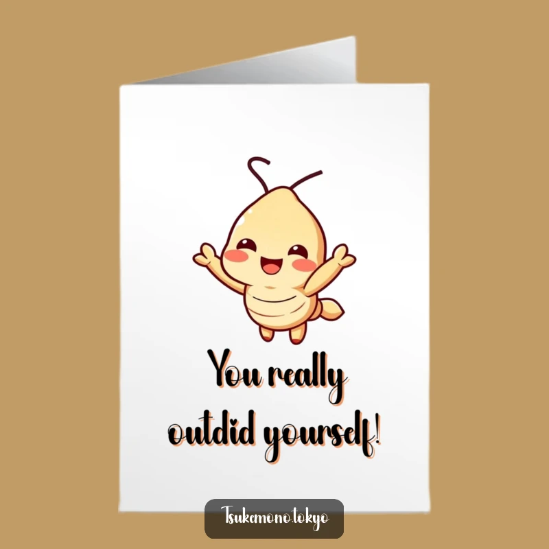 Free Printable Congrats Card: Tempura Shrimp Reach - Sweet Downloadable for Celebrating Success