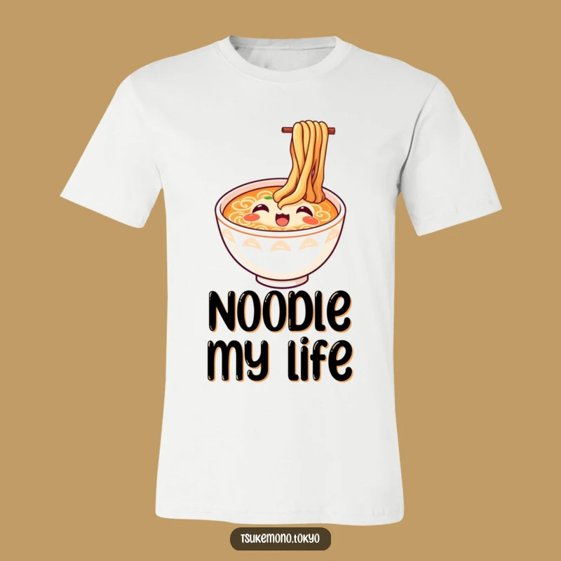Funny Ramen T-Shirt - Delighted Noodles Shirt, Hilarious Foodie Apparel and Perfect Funny Gift!