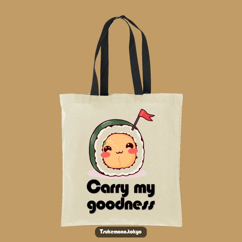 Funny Sushi Roll Flag Tote Bag - Carry Your Celebrations